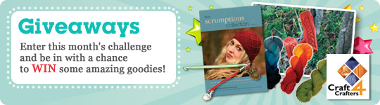 Enter this month's challenge and be in with a chance to WIN some amazing goodies!