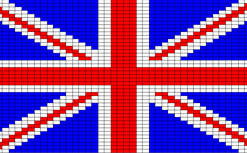 Union Jack Knitting Chart