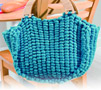 Practical pompon bag