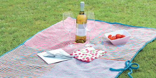 Stripy Picnic Blanket