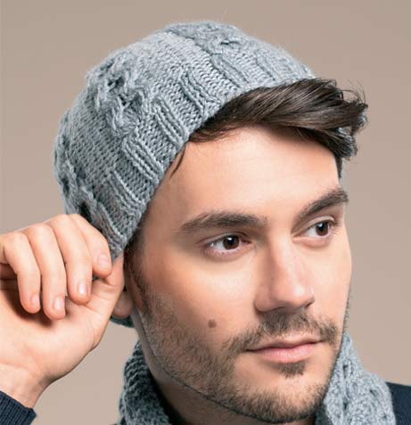 Man’s hat and scarf