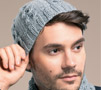 Man’s hat and scarf