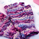 Lucinda Ganderton’s self-patterning fingerless gloves!