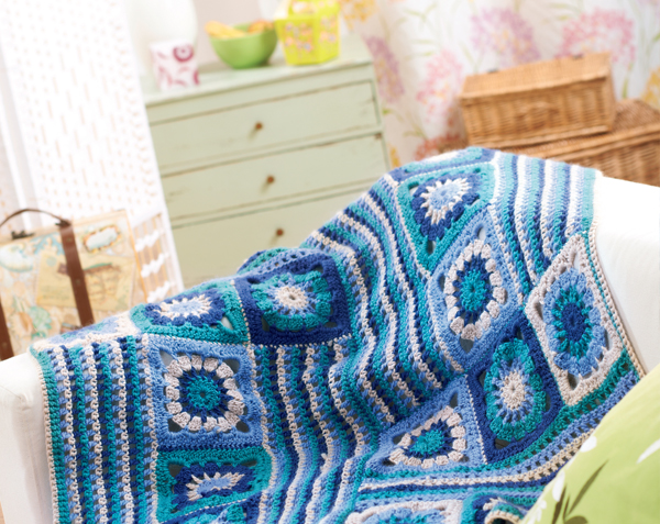 Granny Square Crochet Blanket