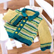 Vintage baby cardigan and bootee set