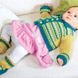 Vintage baby cardigan and bootee set