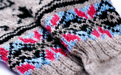 Fair Isle bedsocks