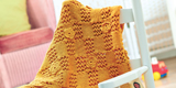 Knitted baby blanket