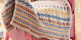 Heritage-style baby blanket