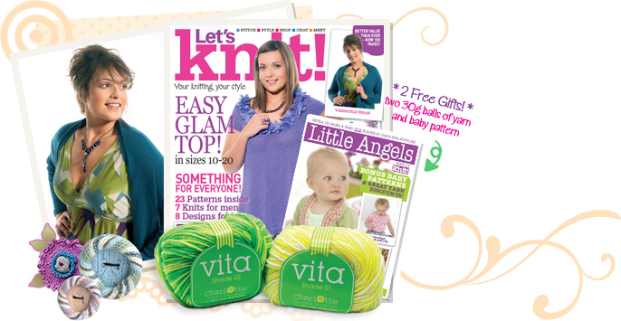 Check out the latest issue of Let's Knit! Magazine