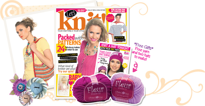 Check out the latest issue of Let's Knit! Magazine