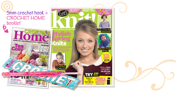 Check out the latest issue of Let's Knit! Magazine