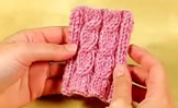 The Cable Stitch (Right Leaning)