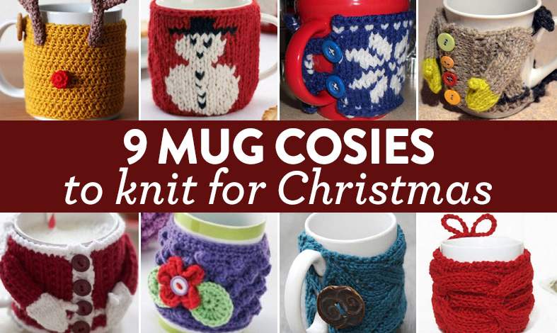 9 Mug Cosies To Knit For Christmas