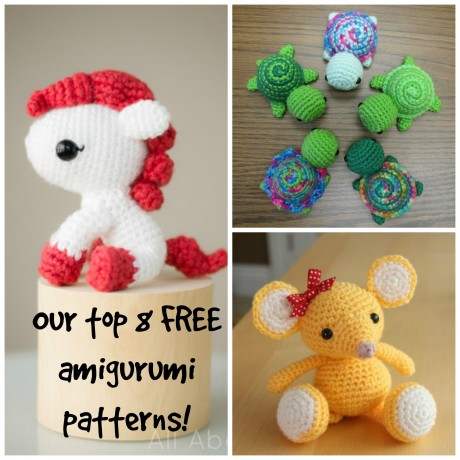 Our top 8 FREE amigurumi patterns
