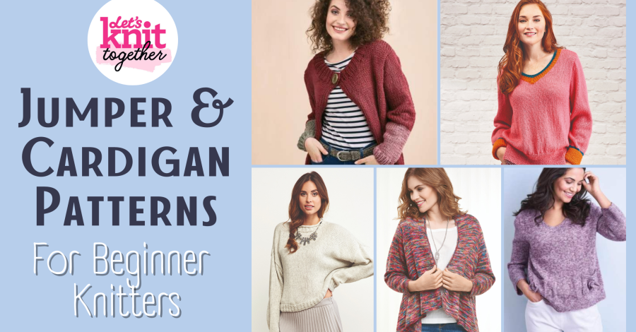 Jumper and Cardigan Patterns For Beginner Knitters