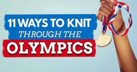 11 Ways To Knit Through The Olympics (And All The Patterns Are Free!)