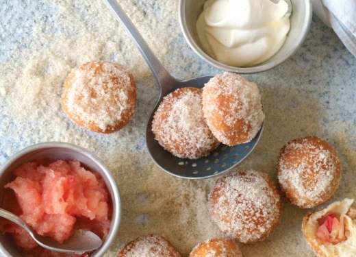 Recipe: Pink lady Apple Doughnuts with Apple Purée