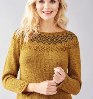No-Sew Fair Isle Sweater