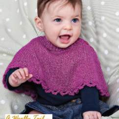 Pretty Baby Poncho Knitting Pattern