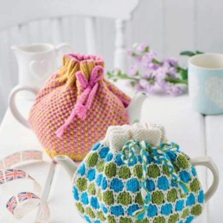 Two Colourwork Teacosy Patterns Knitting Pattern