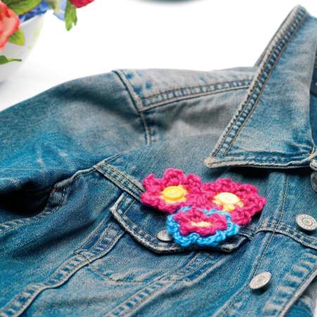 5 Ways To Use Crochet Flowers crochet Pattern