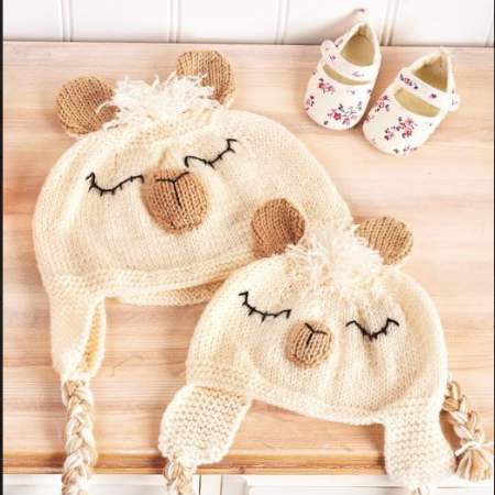 Adult and Child Alpaca Hat Knitting Pattern Knitting Pattern