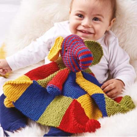 Baby Comforter Toy Knitting Pattern Knitting Pattern