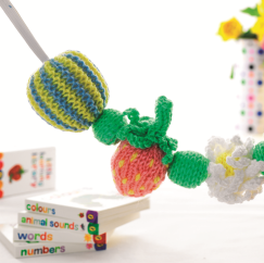 Baby Pram Mobile Toy Knitting Pattern - Knitting Pattern