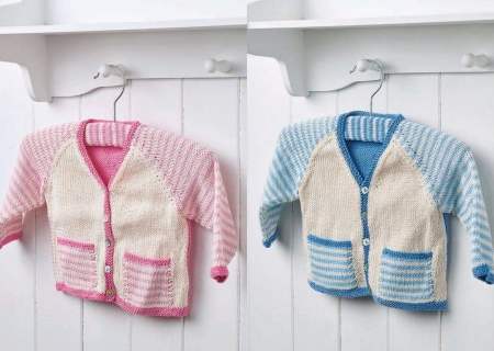 Essential Baby Cardigan Knitting Pattern