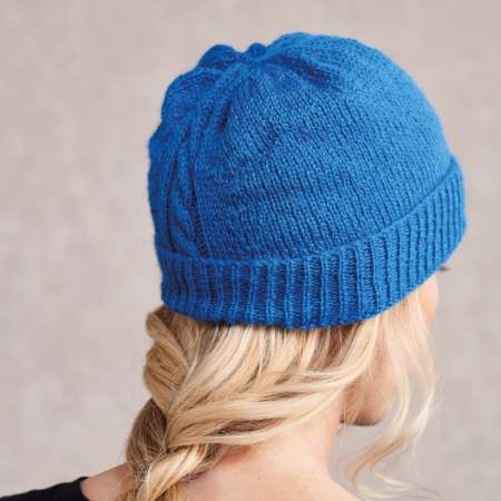 Cabled Beanie Hat Knitting Pattern Knitting Pattern