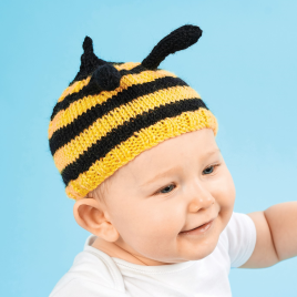 Charity Bumble Bee Baby Hat Knitting Pattern Knitting Pattern
