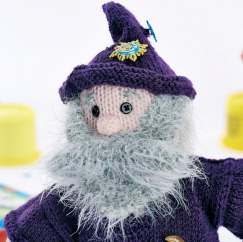 Magical Wizard Doll Knitting Pattern Knitting Pattern