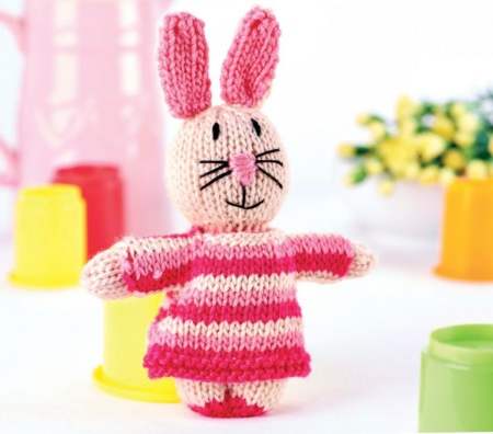 Bunny and Outfits Knitting Pattern
