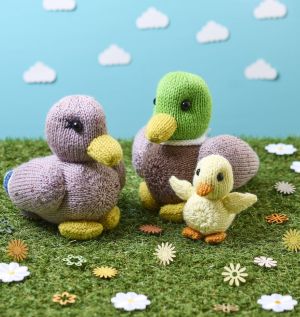 Duck Family Toy Knitting Pattern
