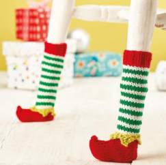 Christmas Elf Chair Socks Knitting Pattern Knitting Pattern