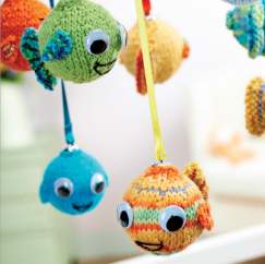 Fish Nursery Mobile Knitting Pattern Knitting Pattern