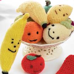 Fruit Play Set Toy Knitting Pattern Knitting Pattern