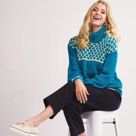 Geometric Sweater Knitting Pattern