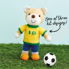 Football Teddy Bear Knitting Pattern