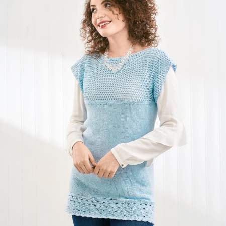 Knit and Crochet Tunic Top Knitting Pattern