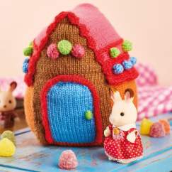 Knitted Gingerbread House Knitting Pattern