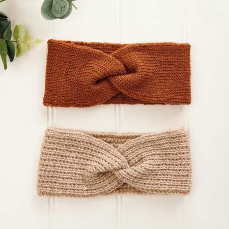 Twisted Knitted Headbands Knitting Pattern