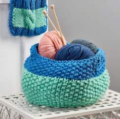Easy Chunky Storage Knitting Pattern