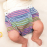 Striped Nappy Cover Knitting Pattern