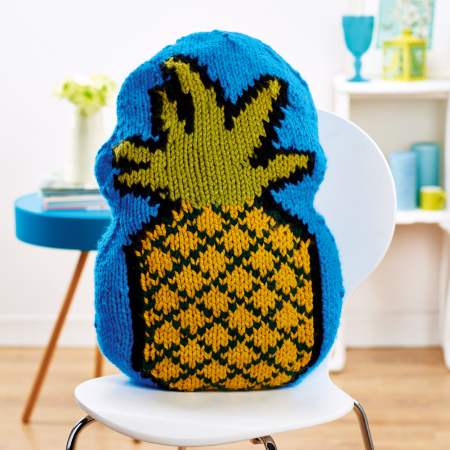 Pineapple cushion Knitting Pattern