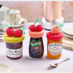 Fruit Jam Jar Covers Knitting Pattern - Knitting Pattern