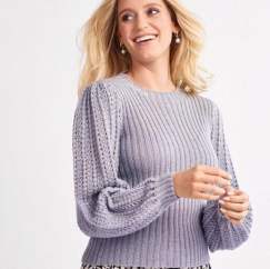 Lace Knitted Blouse Knitting Pattern