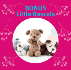 Bonus Little Rascals - Sleeping Puppies Knitting Pattern