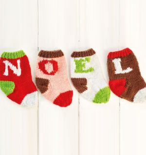 Personalised Christmas Stockings with alphabet charts